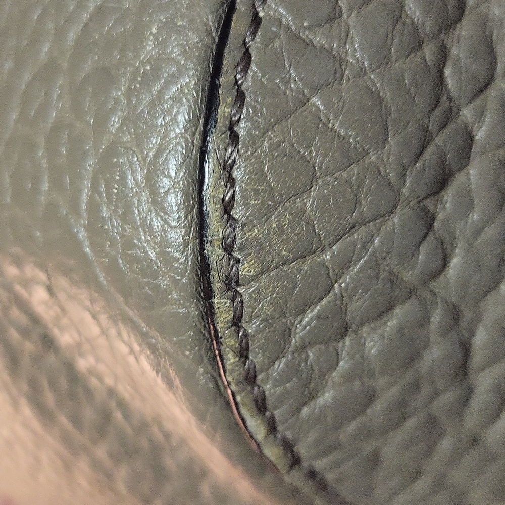 Burberry Gray Leather Shoulder Bag - Picture 8 of 11